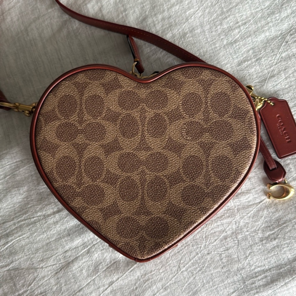 Authentic Coach Heart bag